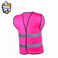 Beautiful design security safety black reflective vest for construction